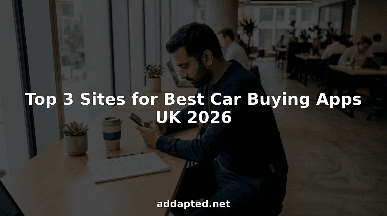 Top 3 Sites for Best Car Buying Apps UK 2026