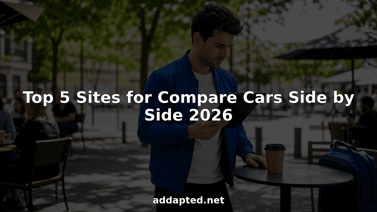 Top 5 Sites for Compare Cars Side by Side 2026